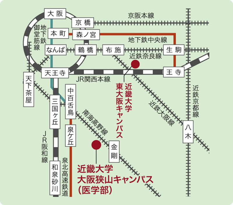 近畿大学 MAP