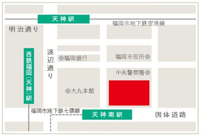 福岡会場地図