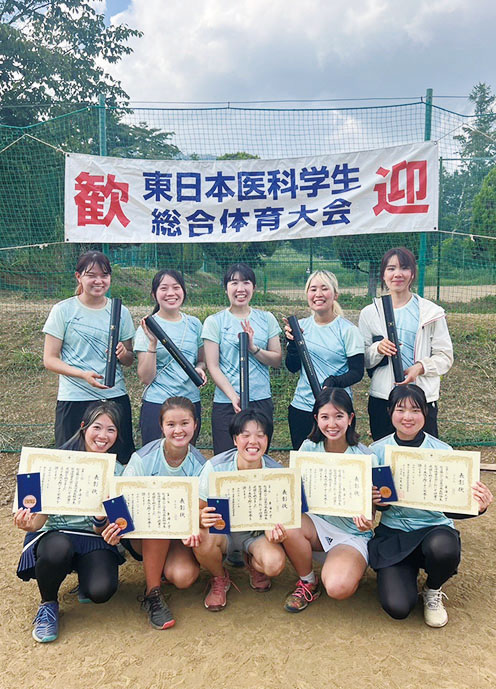 昨年の東医体では女子部3位に輝きました