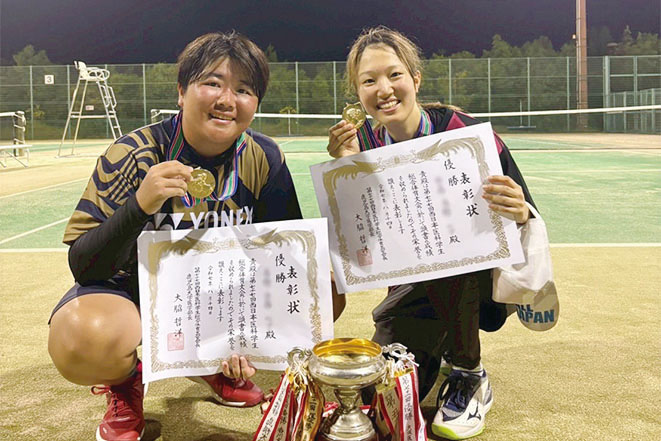 第77回西医体女子ソフトテニス個人戦・団体戦で優勝できました